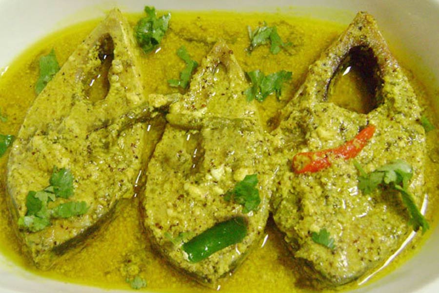 kasundi ilish recipe in Bengali